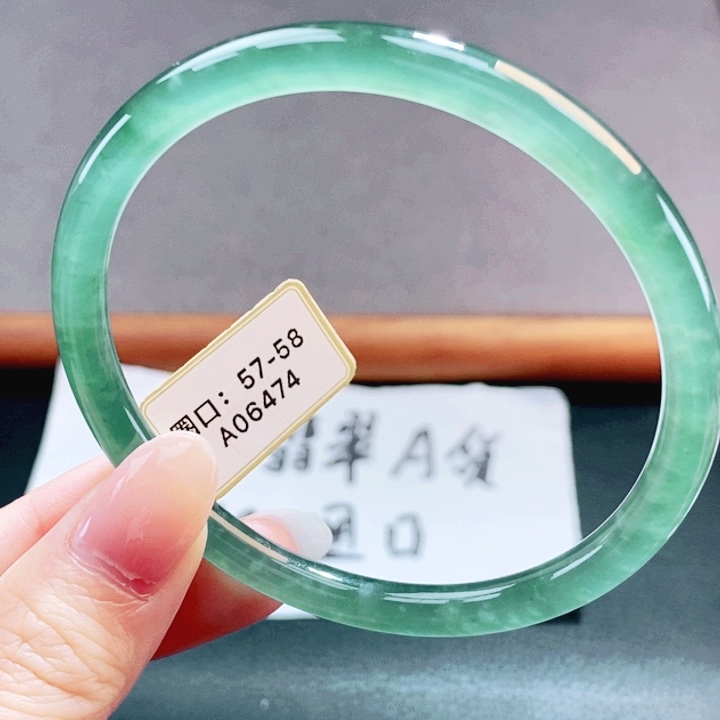 翡翠未镶嵌手镯翡翠手镯105