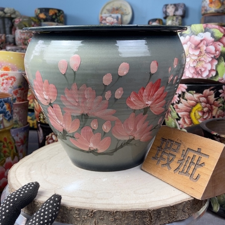 红陶景德镇艺术手绘作品