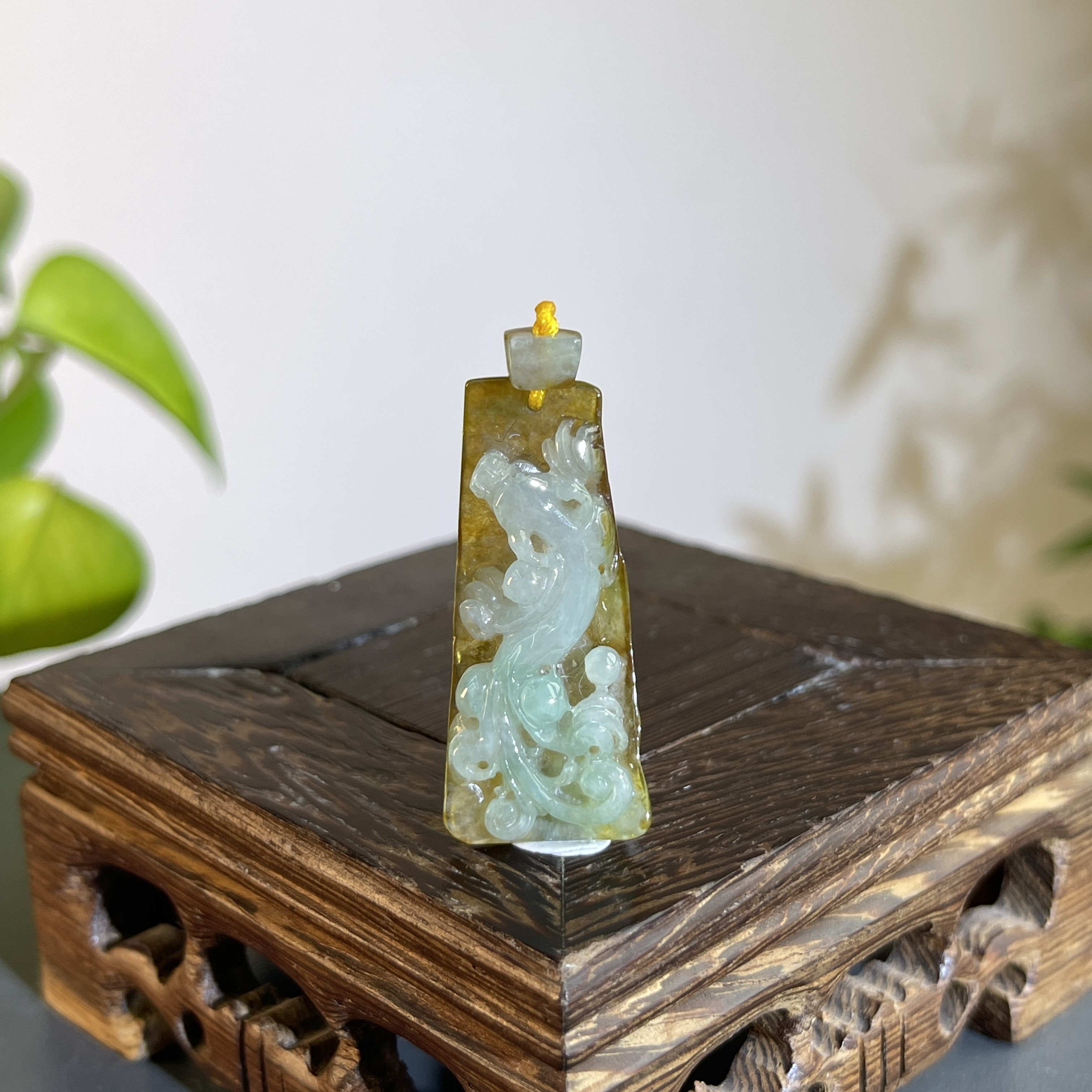 JTB19-35 天然翡翠缅甸A货 貔貅牌