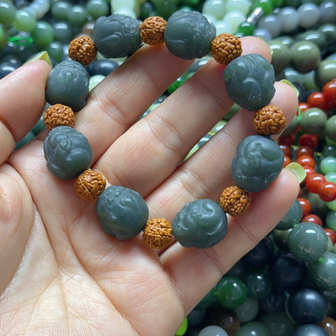 和田玉手链未镶嵌