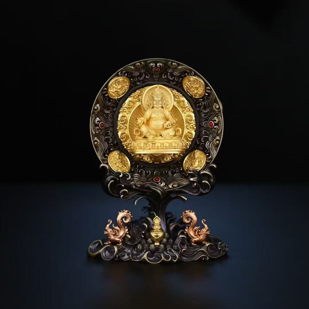 吊坠925银 【传饰圣藏】黄财神摆件