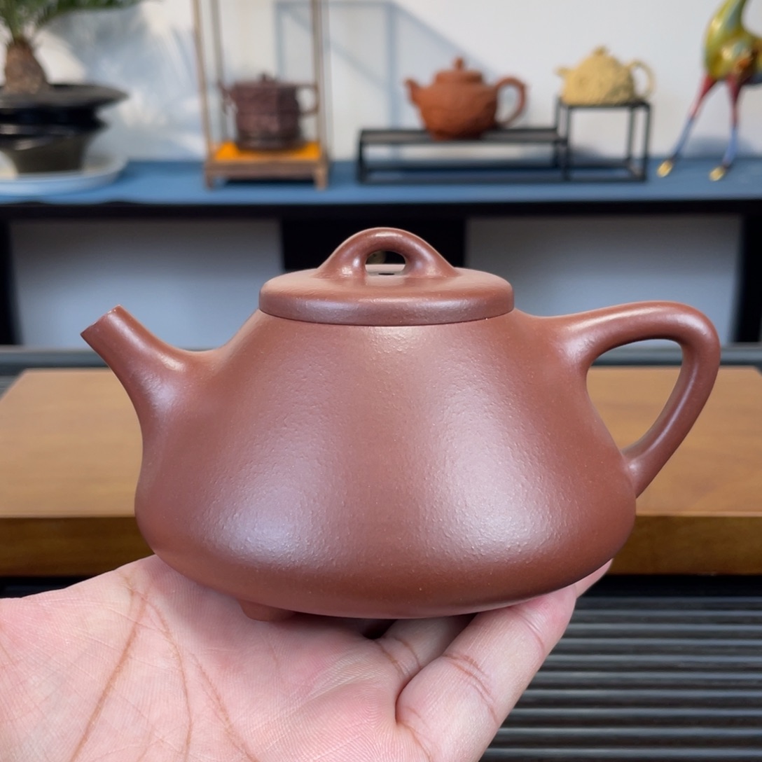 茶壶紫砂紫泥子冶石瓢300cc