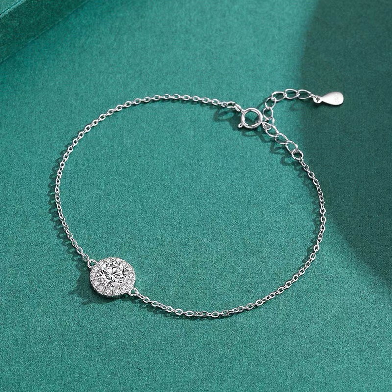 【库利南之星】KLNZX 高端奢华定制款 圆包手链1ct S07