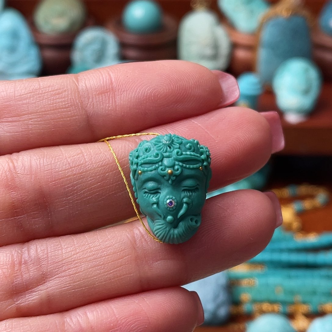 绿松石珠宝奇石未镶嵌