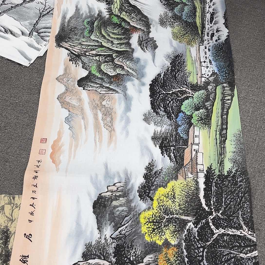 国画国画作品多次入选