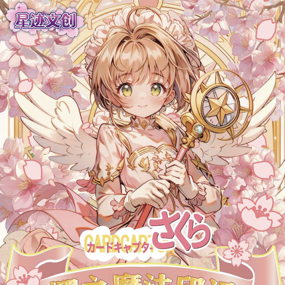 乐【宠粉1k2】星迹文创樱之诗篇纸雕冰箱贴魔卡少女樱二创收藏盲盒
