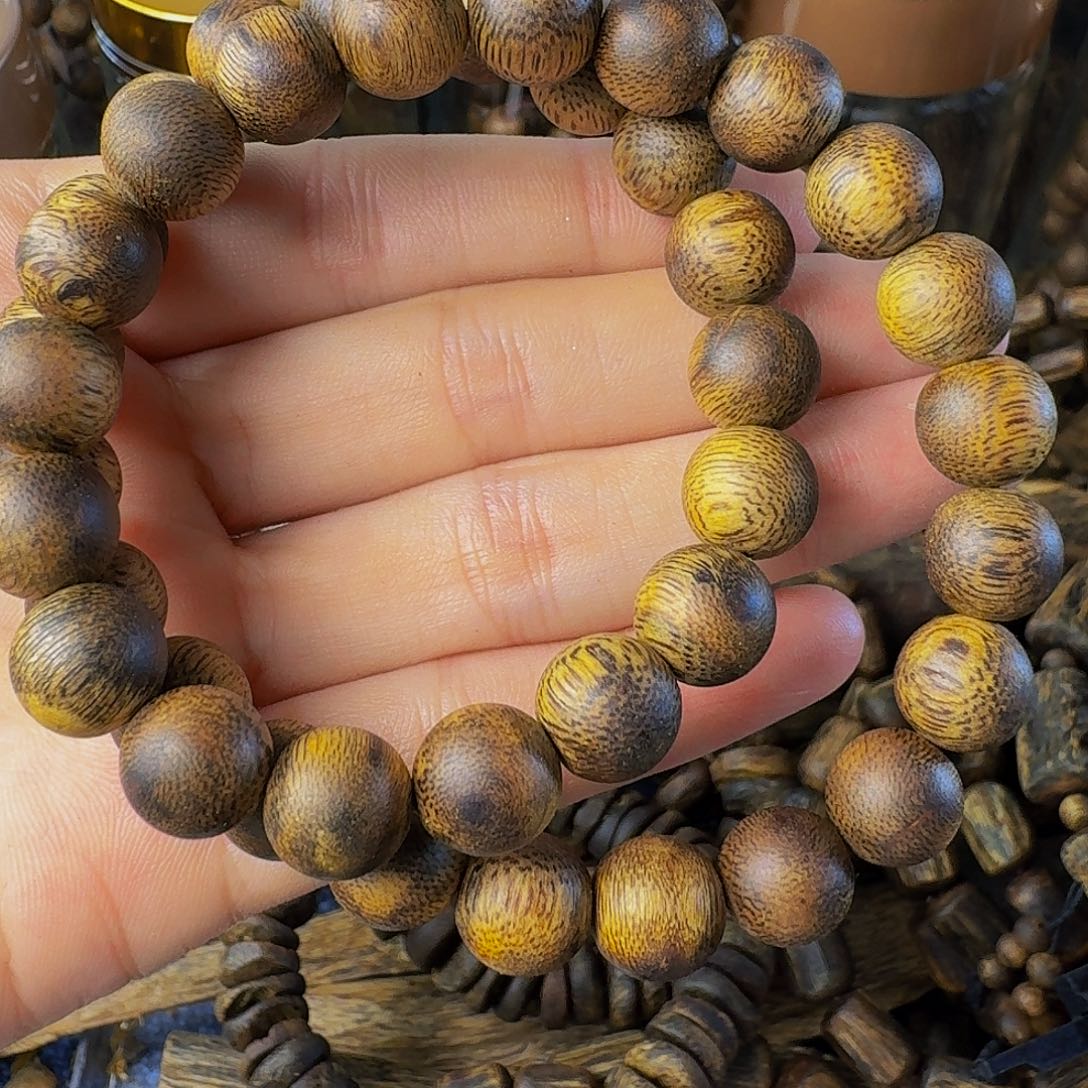 手串沉香老白棋1:0双圈