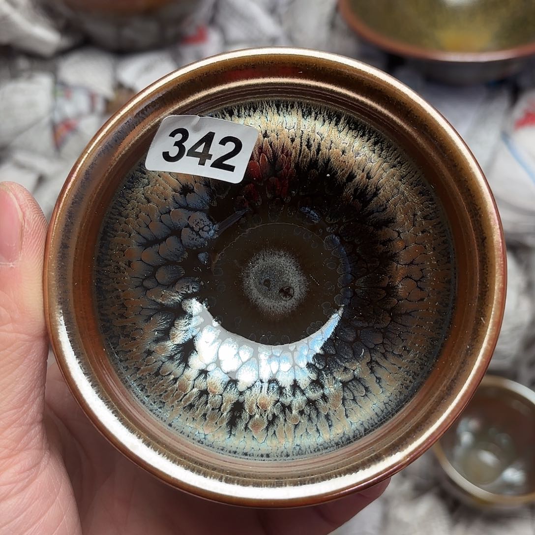 茶盏建盏主人杯一只微瑕