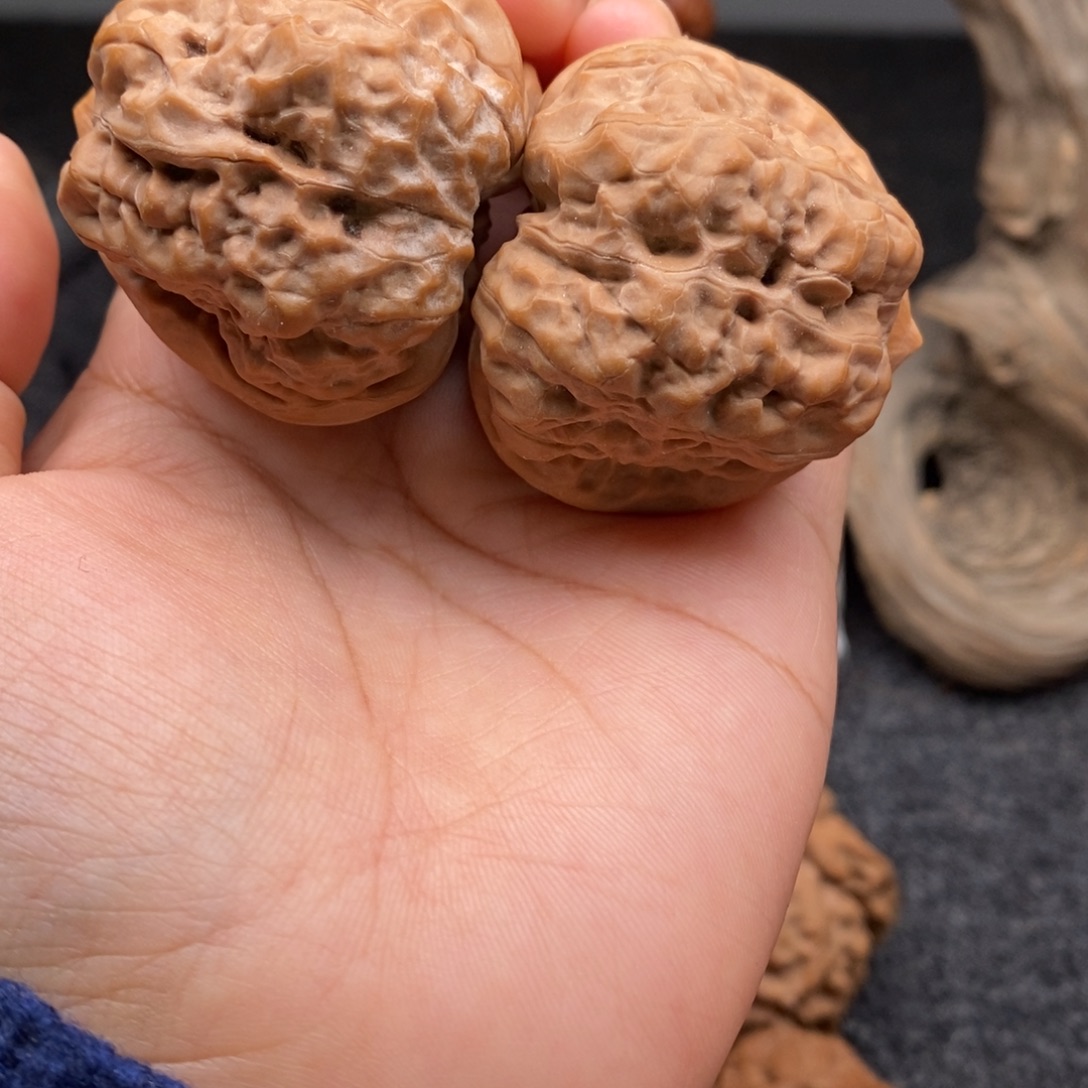 把件文玩核桃42三角蛙