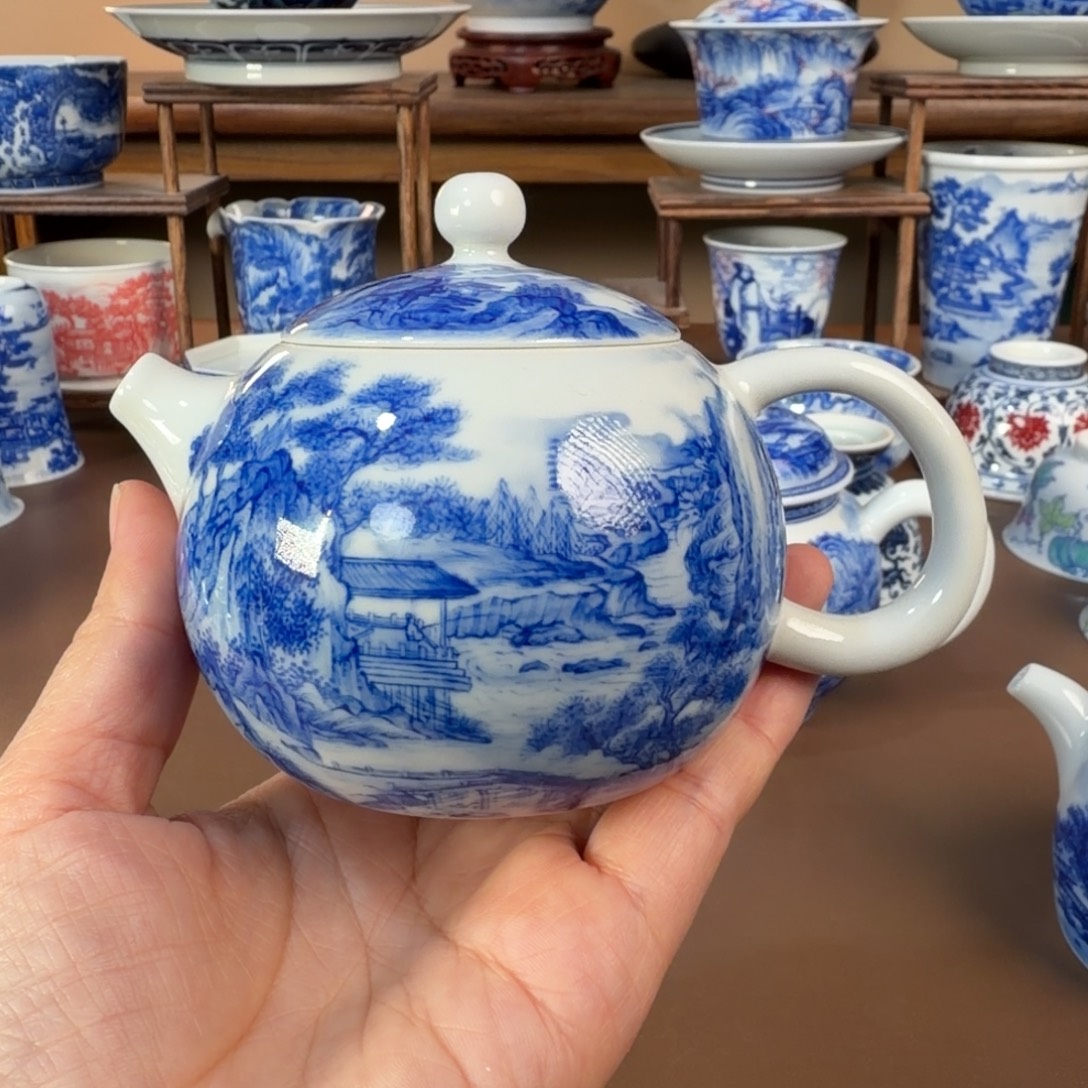 兰***醒景德镇陶瓷手工手绘