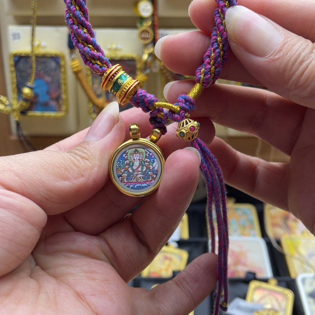 吊坠琳唐卡一步到位一步到