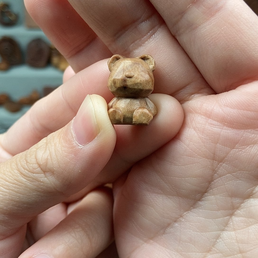 檀香木无事牌默认微瑕