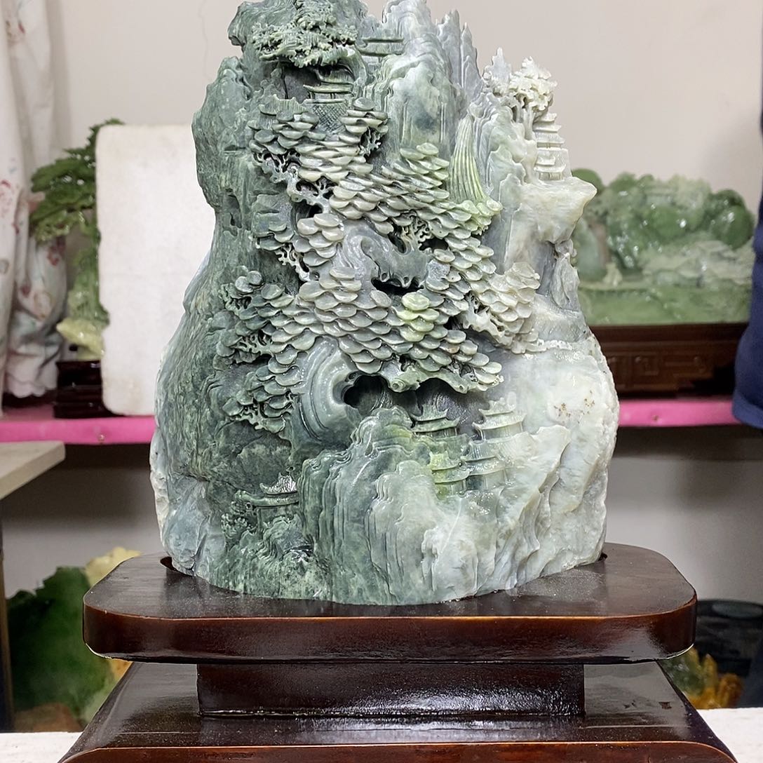 监***人玉玉未镶嵌居家摆件