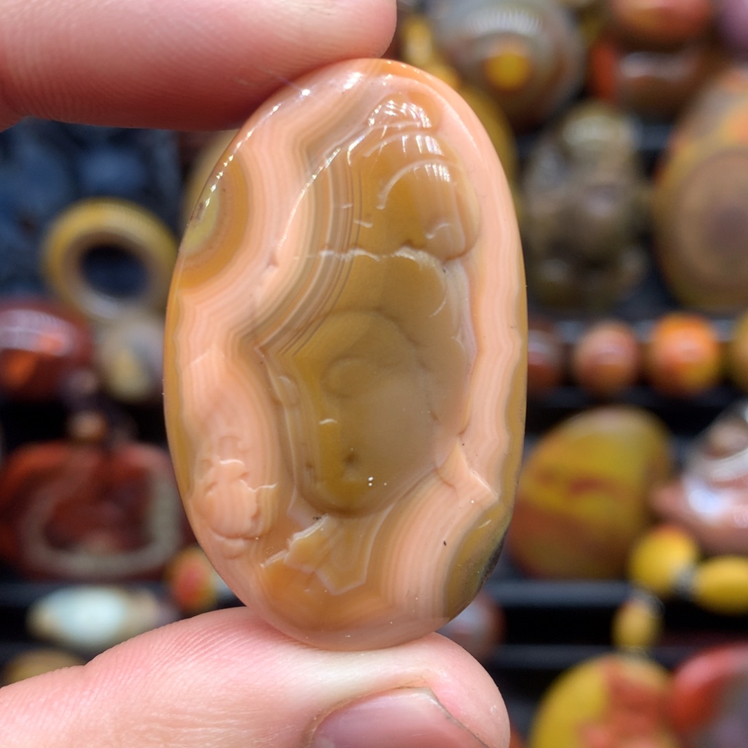 玛瑙/玉髓未镶嵌颈饰