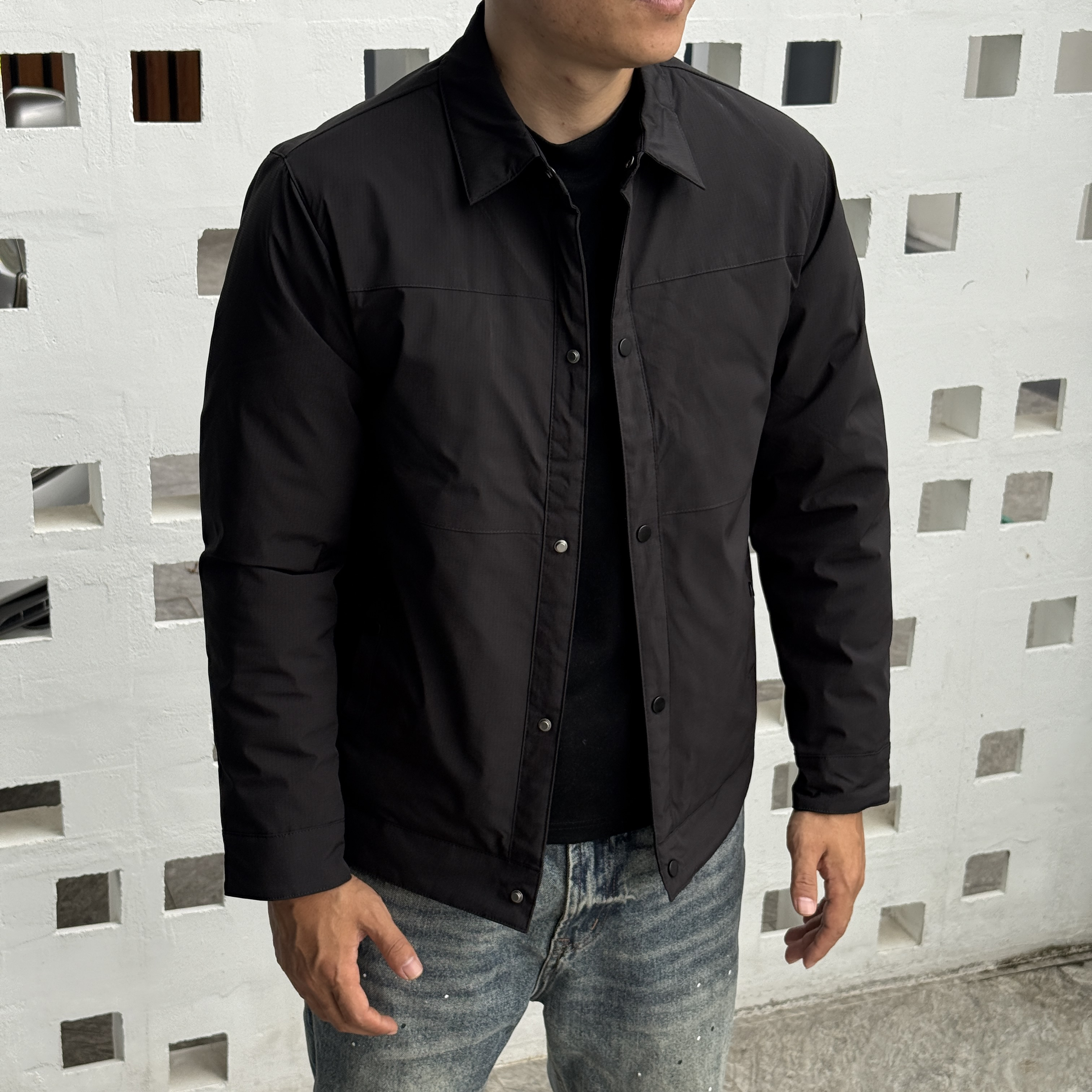 超保暖，防风防雨，男士短款翻领羽绒夹克现专柜品质