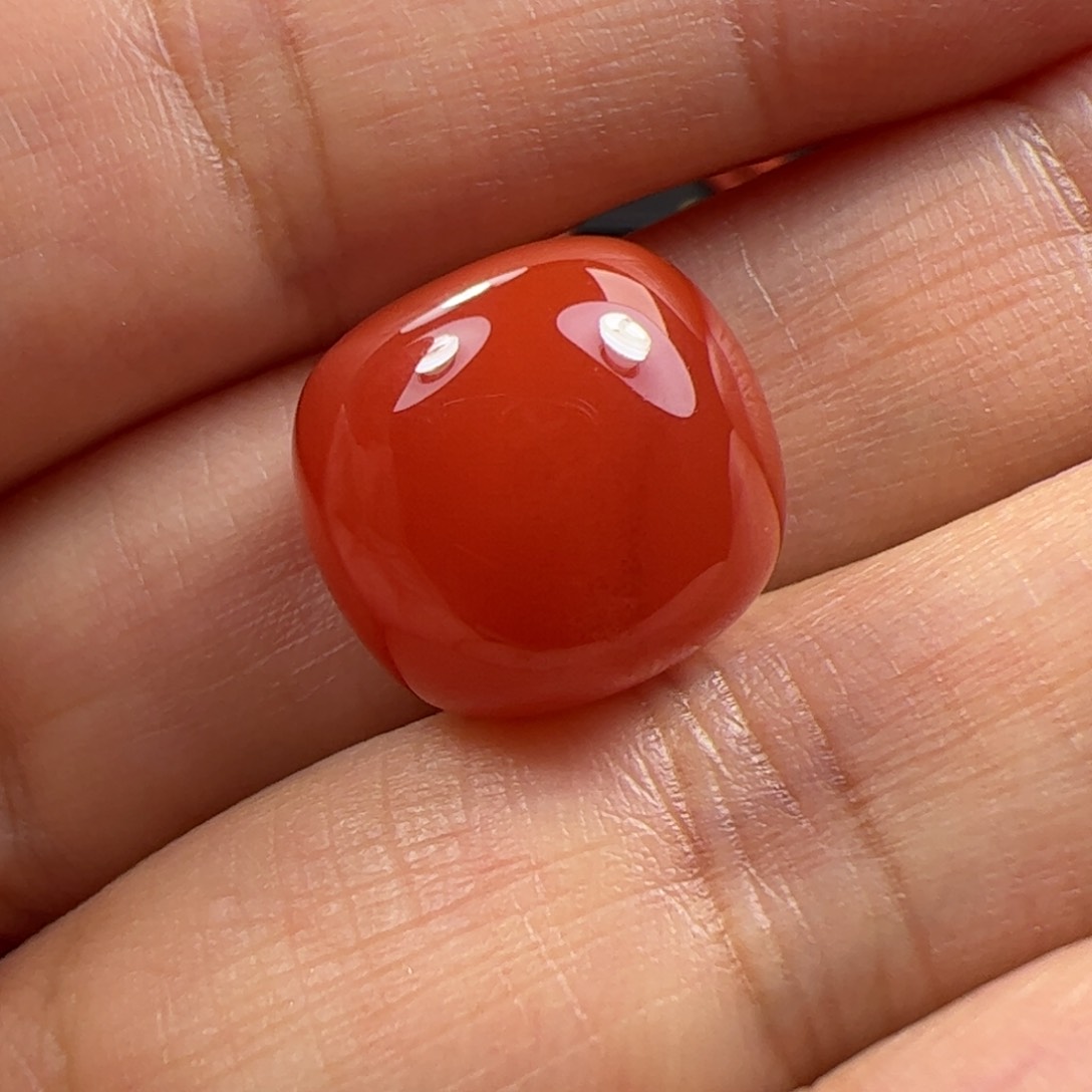 南红玛瑙珠子未镶嵌王*峰