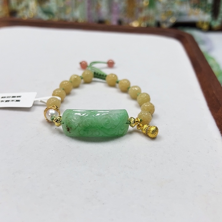 未镶嵌手链翡翠手牌