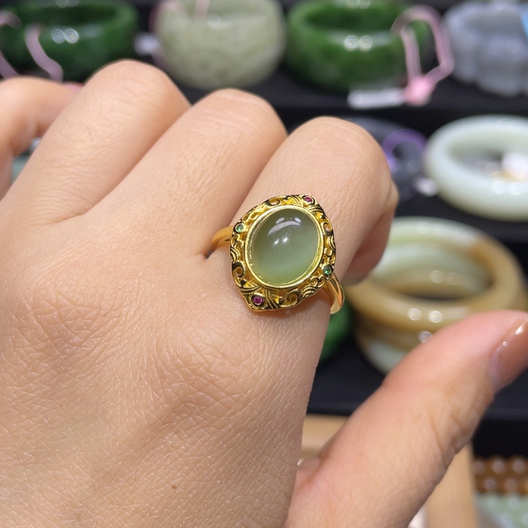 和田玉戒指未镶嵌