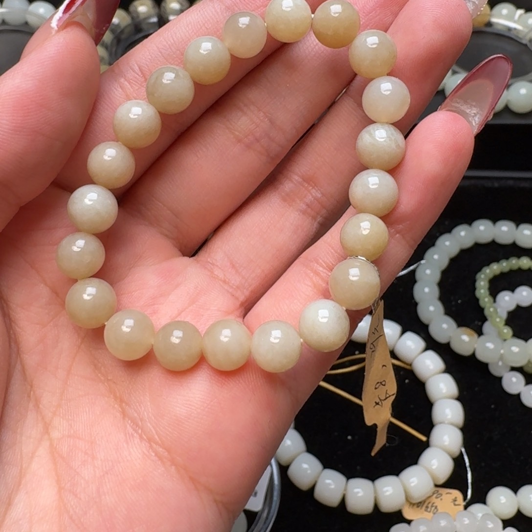 和田玉手链未镶嵌