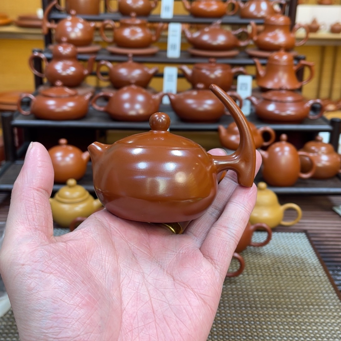 茶壶紫砂3半把110-130cc