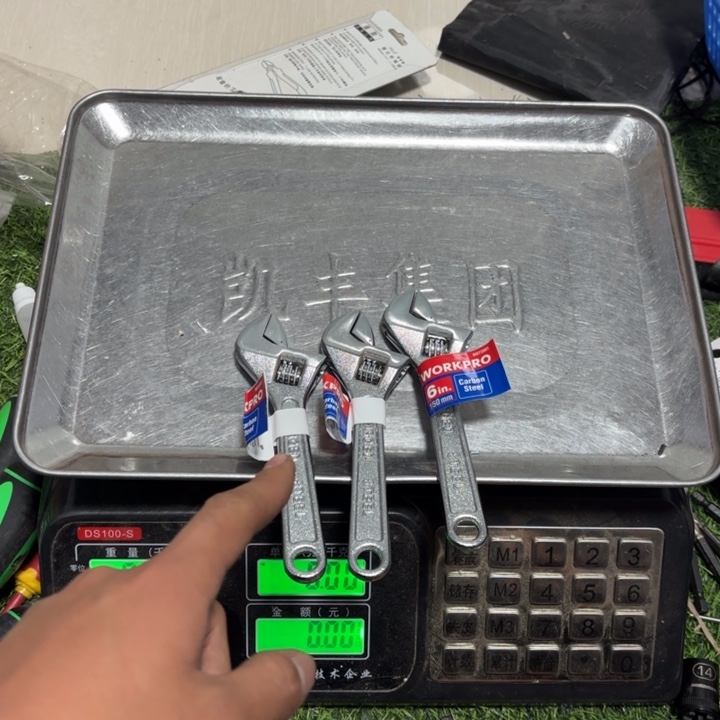 万克宝活扳手三个