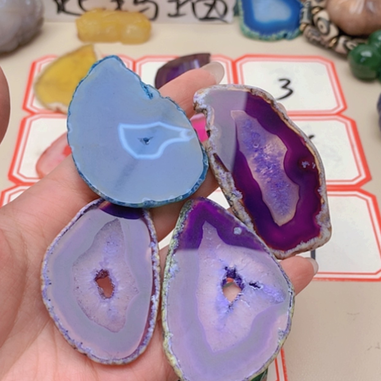 【闪购商品】未镶嵌玛瑙/玉髓珠宝半成品归***道