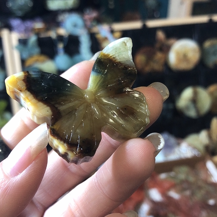 糯***）岫玉未镶嵌岫玉挂件