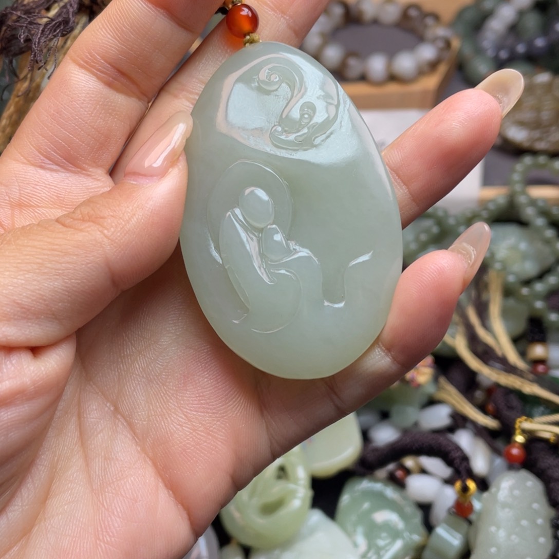 和田玉颈饰未镶嵌