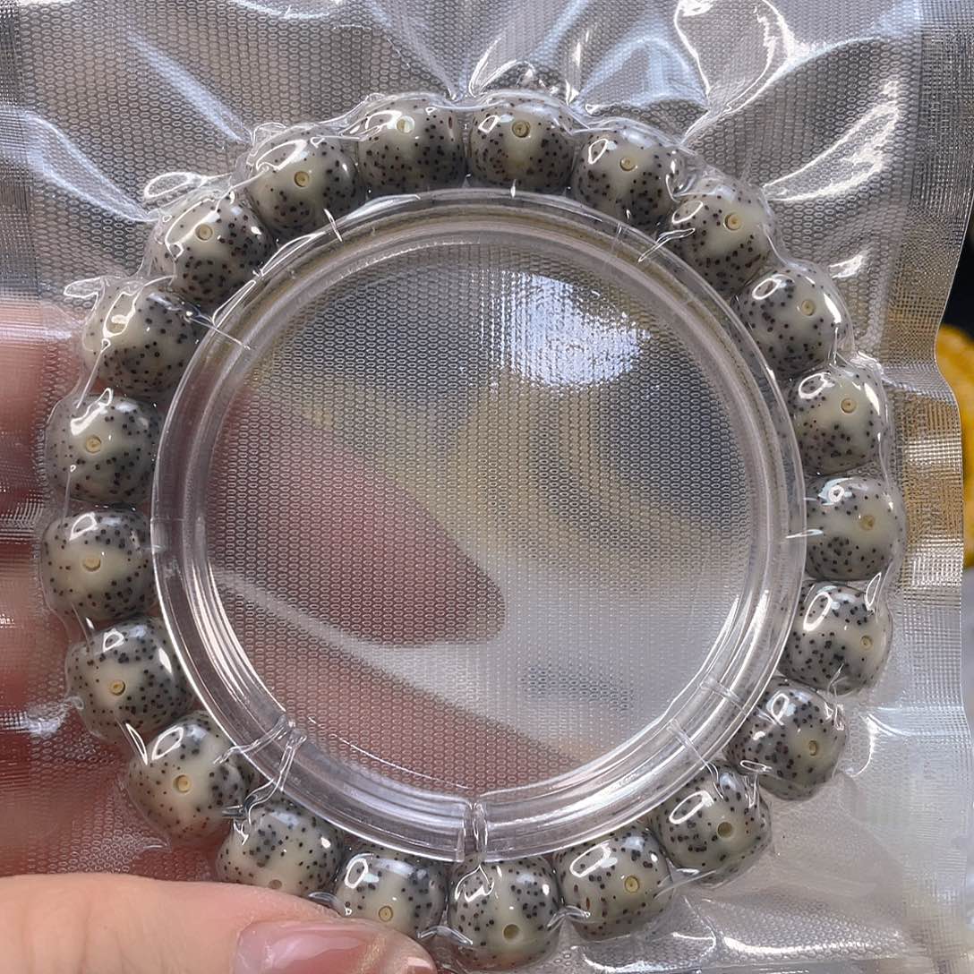 星月菩提手串石玉料单圈10*9