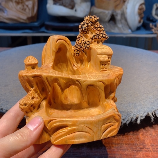 柏木（崖柏）根雕摆件