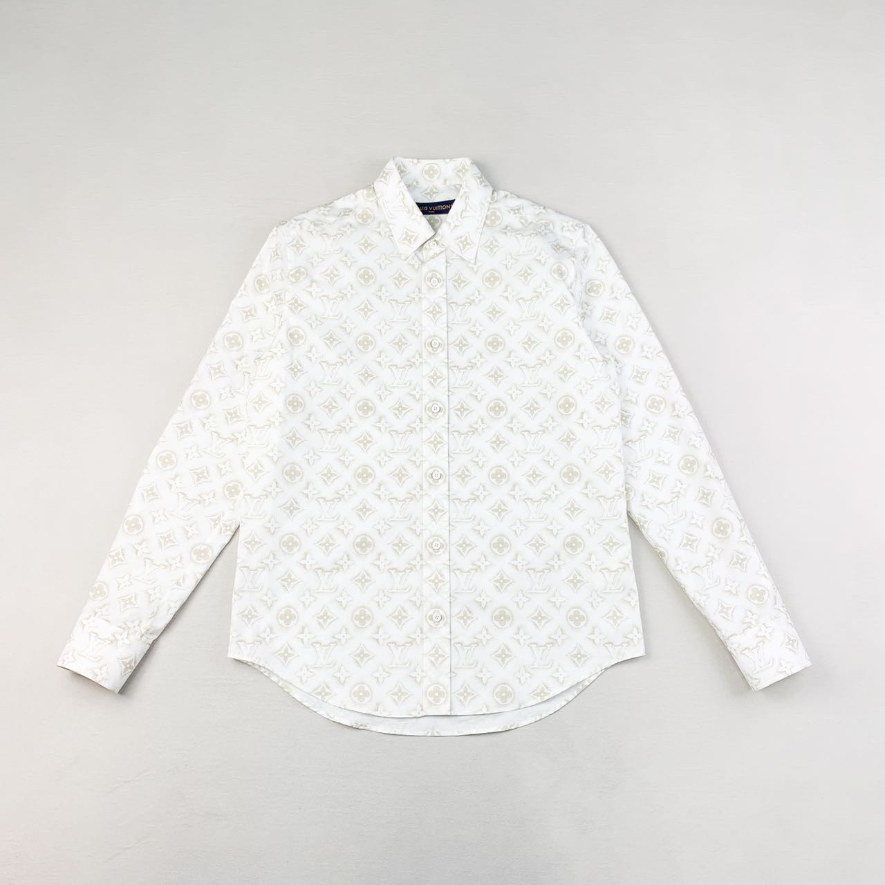 未使用 LouisVuitton/路易威登 lv满印衬衫m码编码xb4474