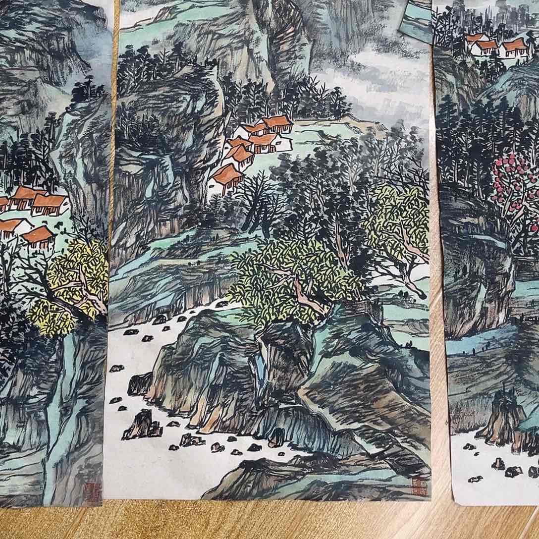 福*姜奇老师山水作品