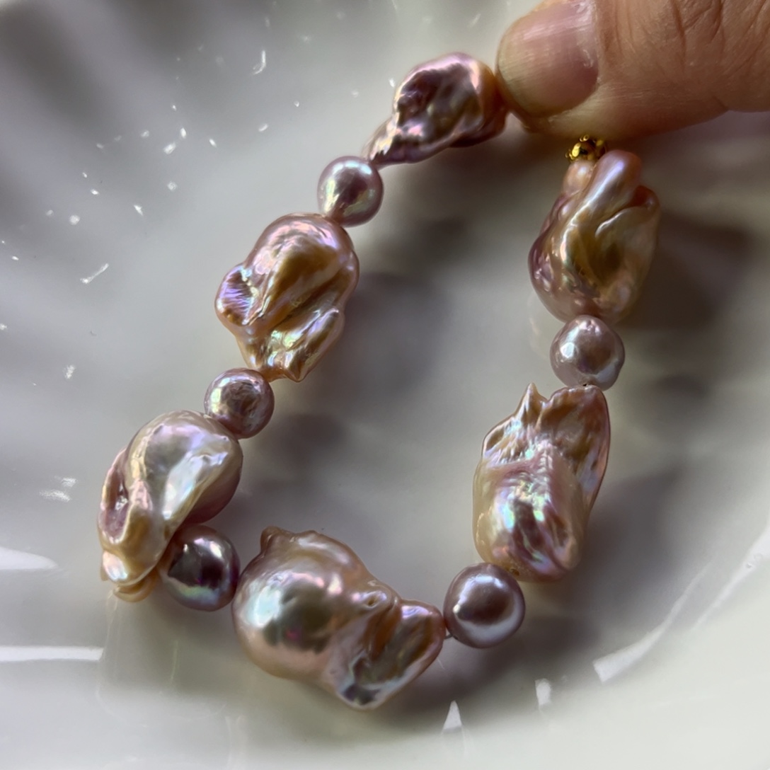 合金淡水珍珠手绳718