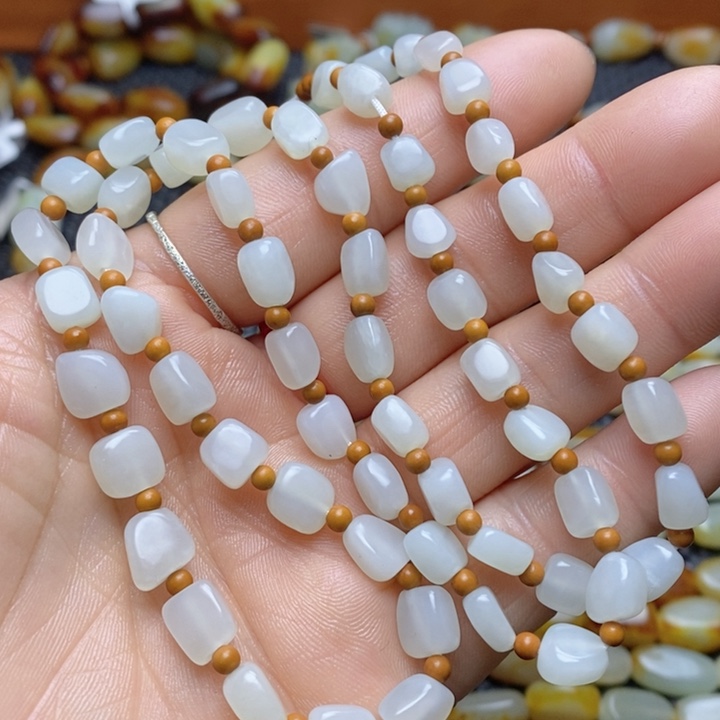 和田玉手链未镶嵌