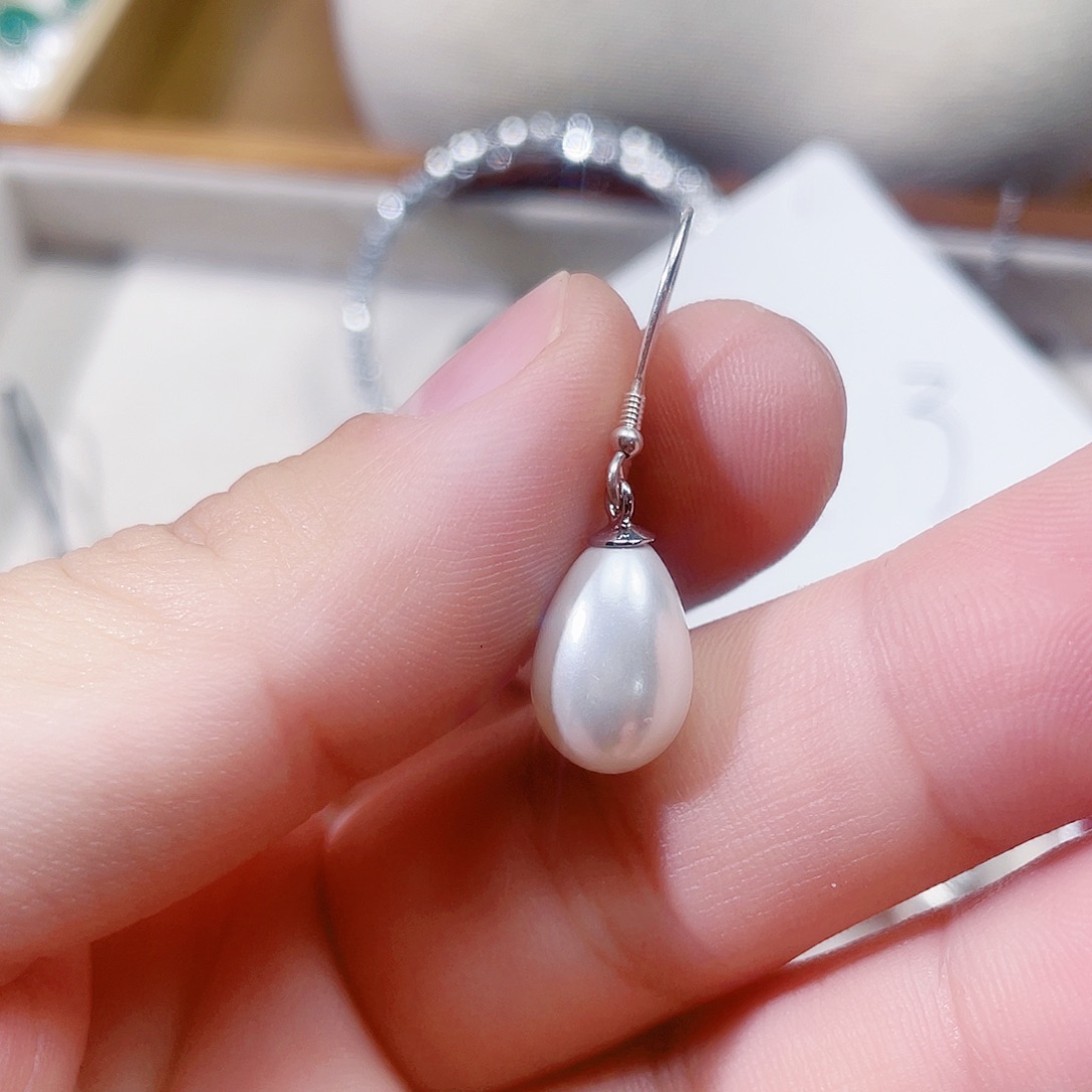 ****多吊坠925银锆石水滴珠珠