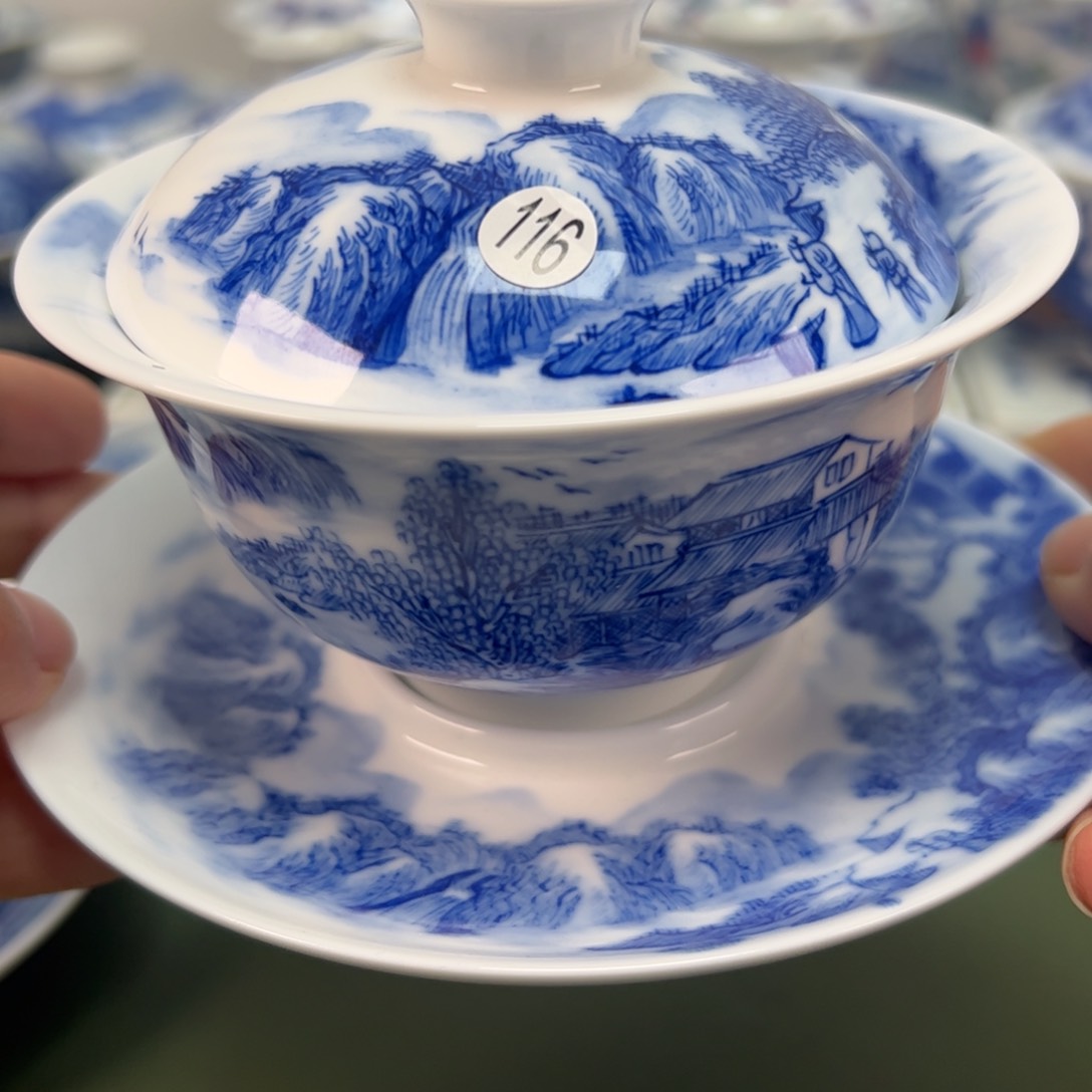 景德镇纯手绘茶具116