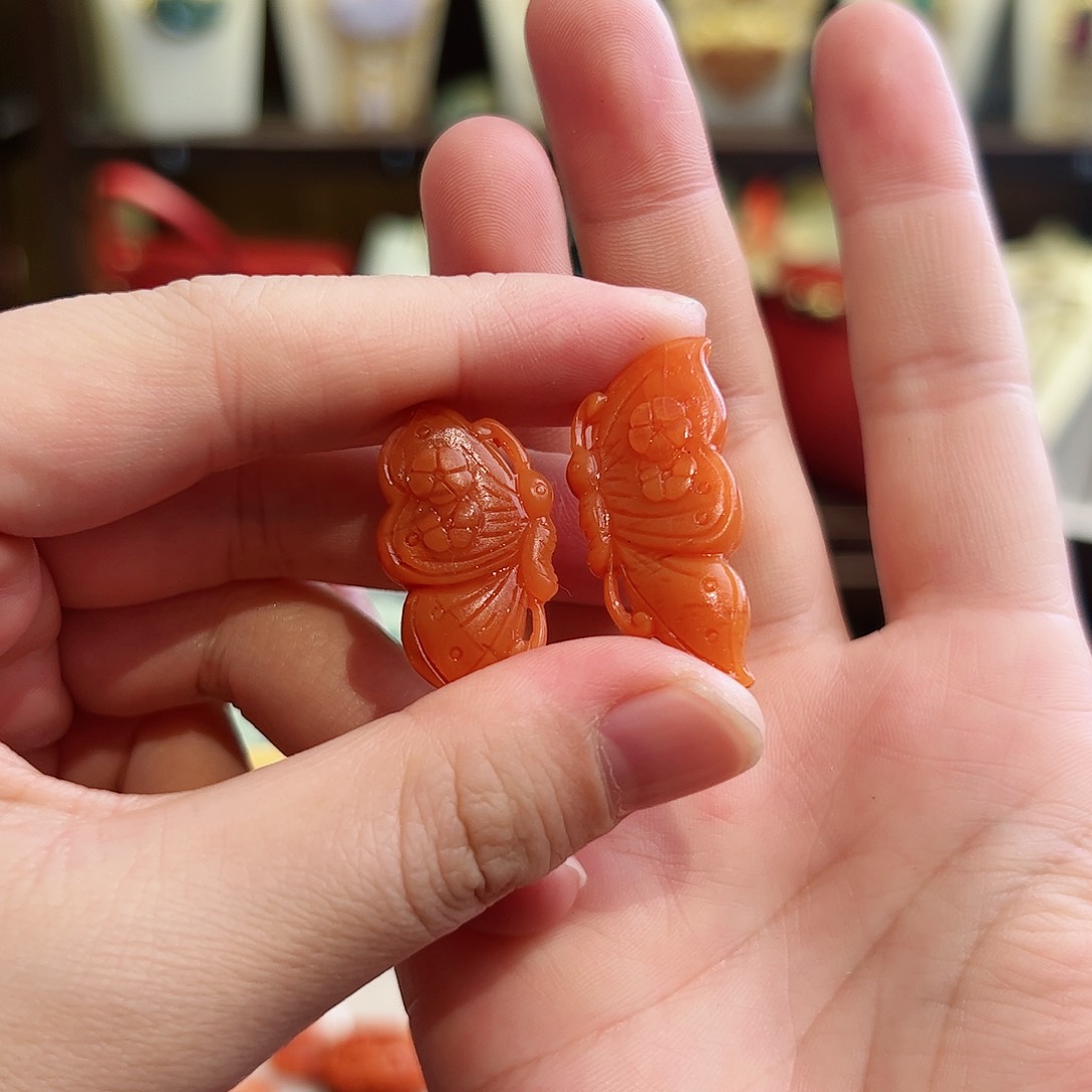 南红玛瑙吊坠(不含链)未镶嵌吊坠