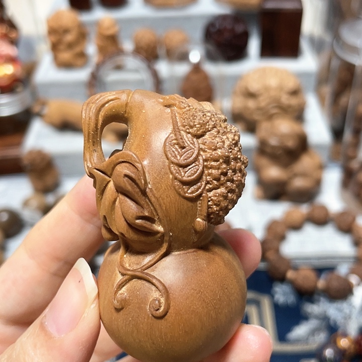 檀香木其他葫芦黑肉高货印度迈索尔老山檀香