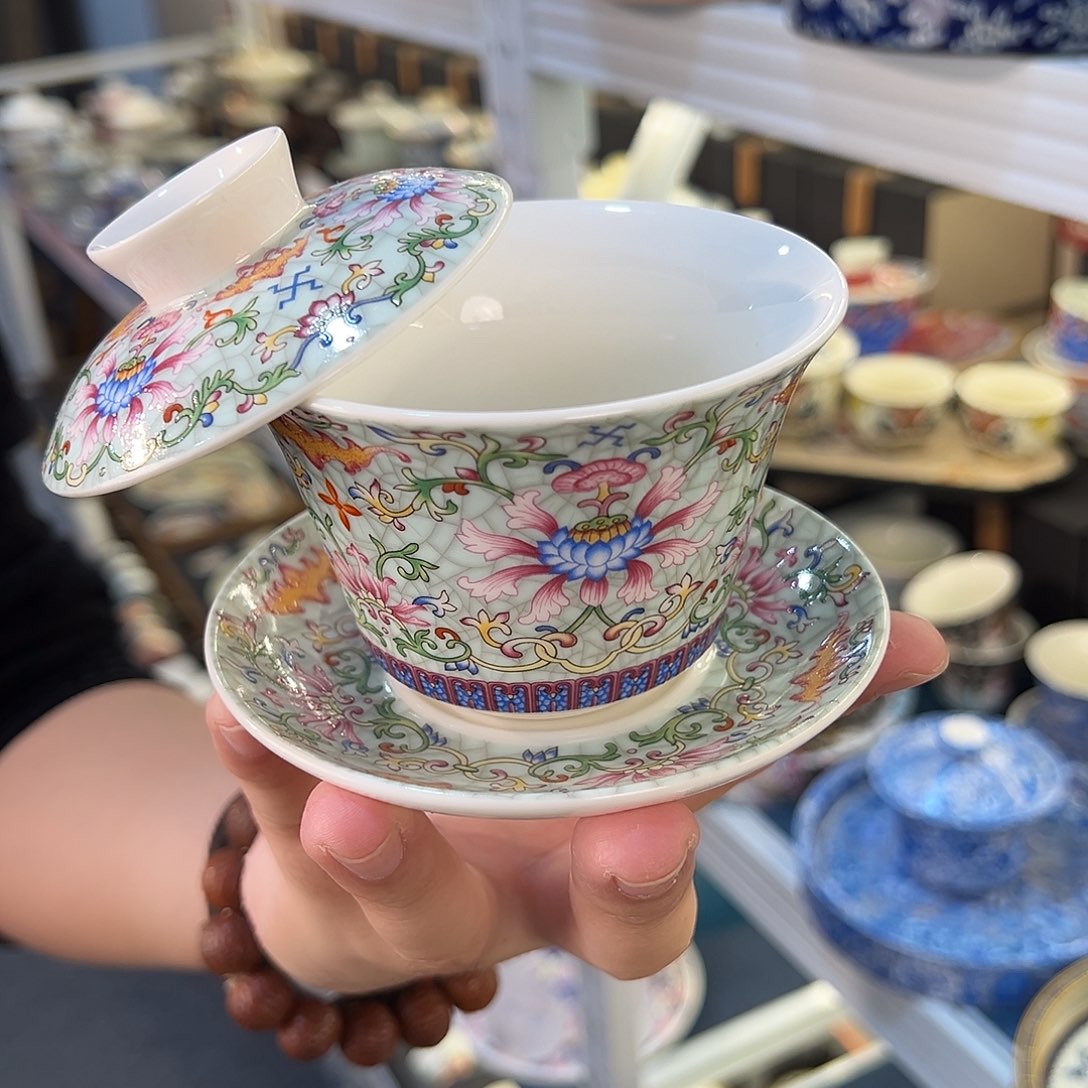 盖碗很漂亮我很喜欢