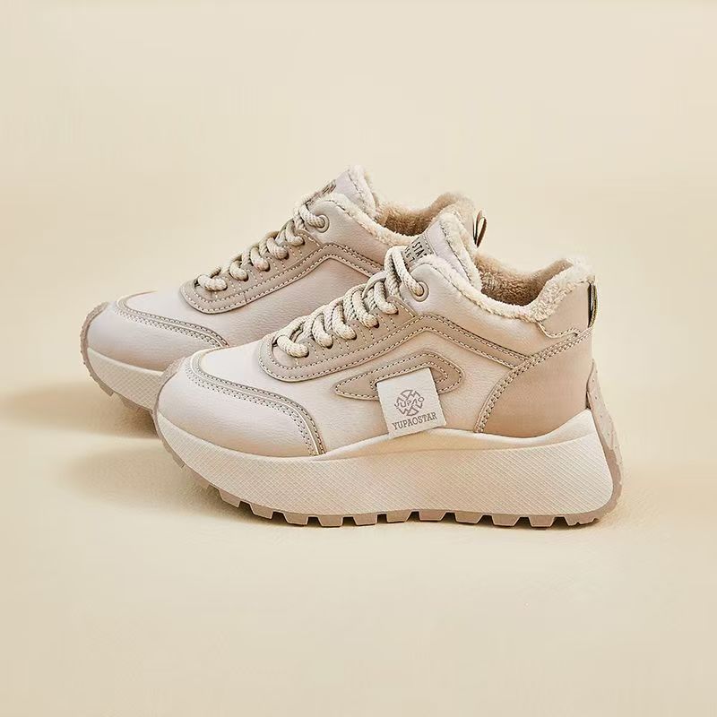 【小蛮腰】加绒老爹鞋女2025冬季新款休闲运动跑步舒适保暖棉鞋