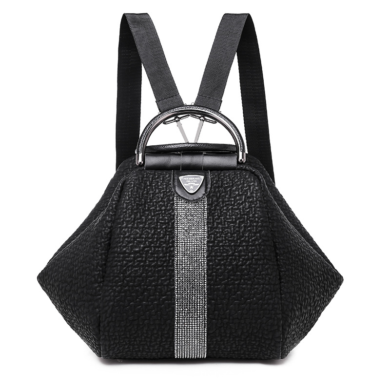 高端女士手提斜挎多功能双肩包