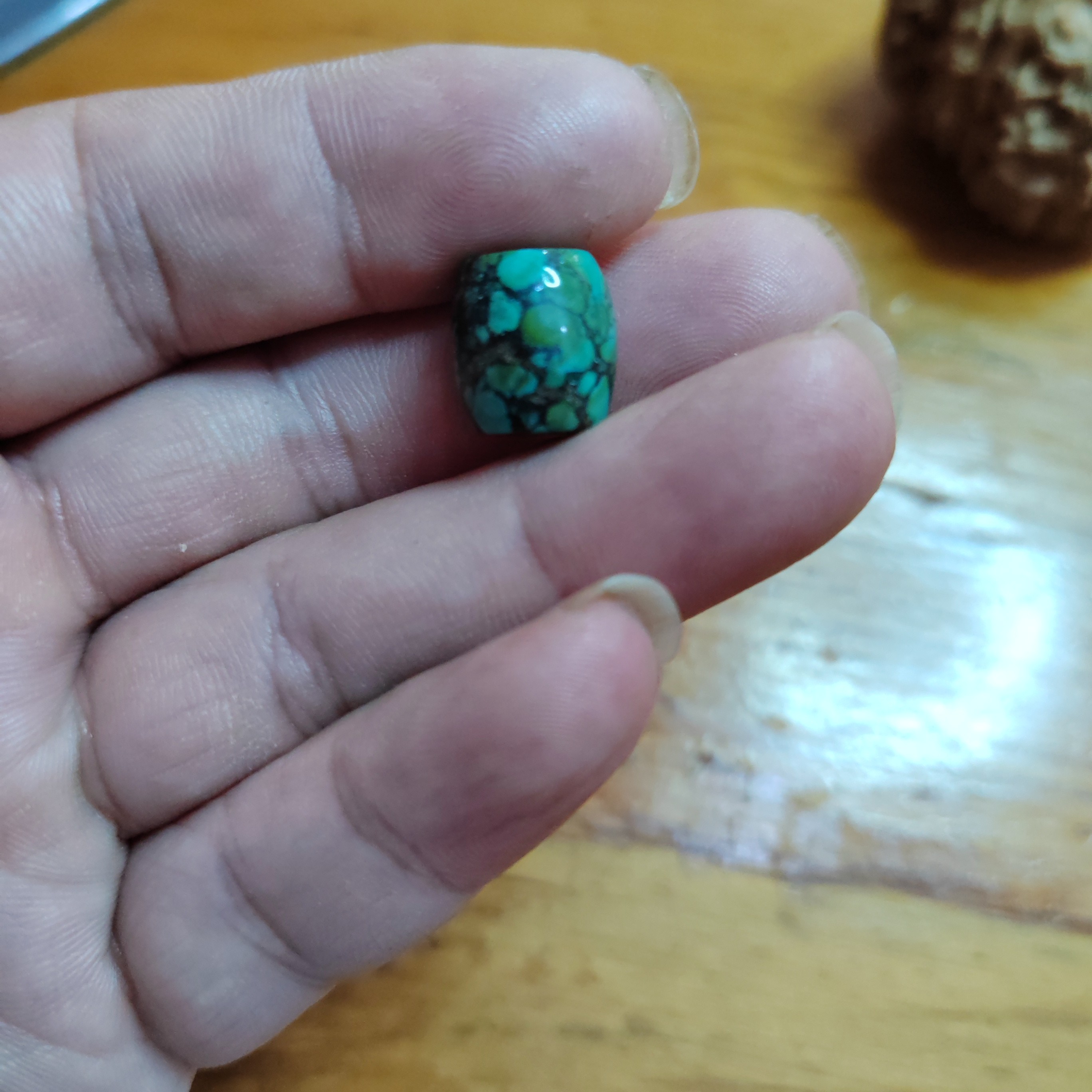 绿色网花老型8㎜/2颗时尚DIY配饰多样性发其一