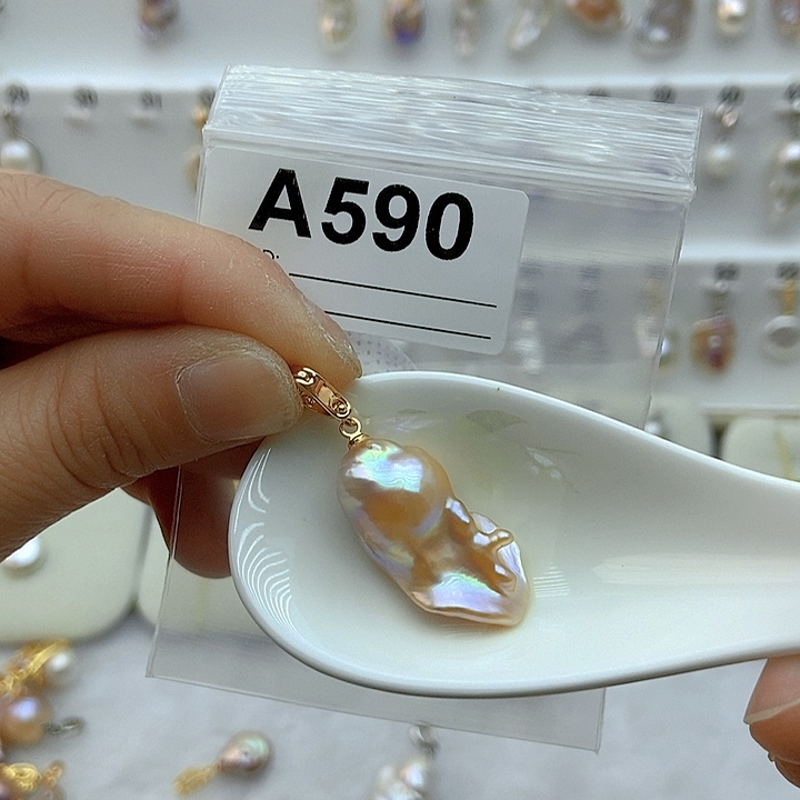 淡水珍珠颈饰银S925镶嵌