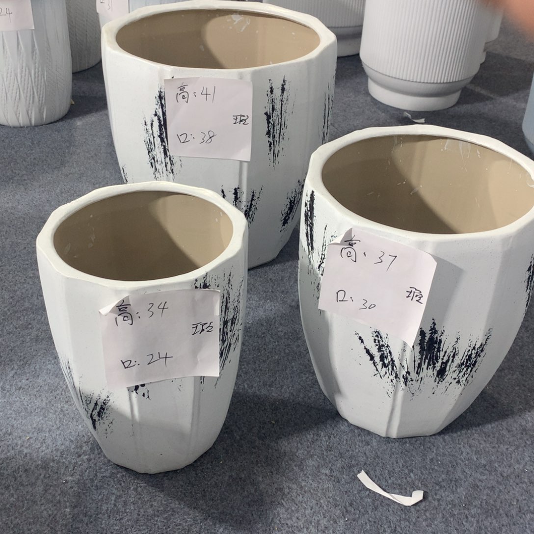 高温陶瓷花盆微瑕