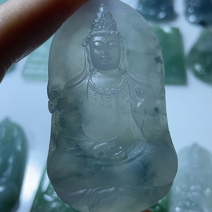 定制翡翠未镶嵌挂件