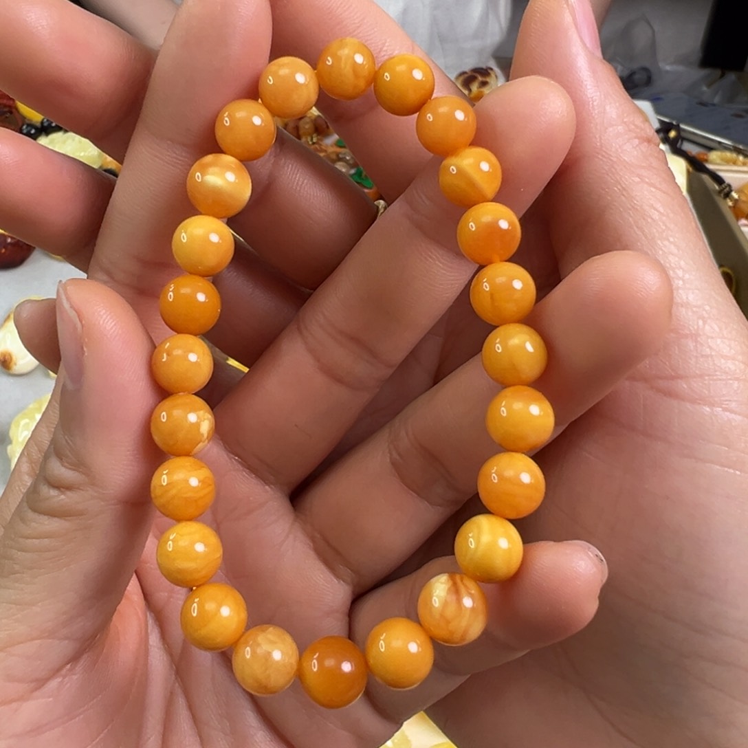 蜜蜡裸石未镶嵌蜜蜡