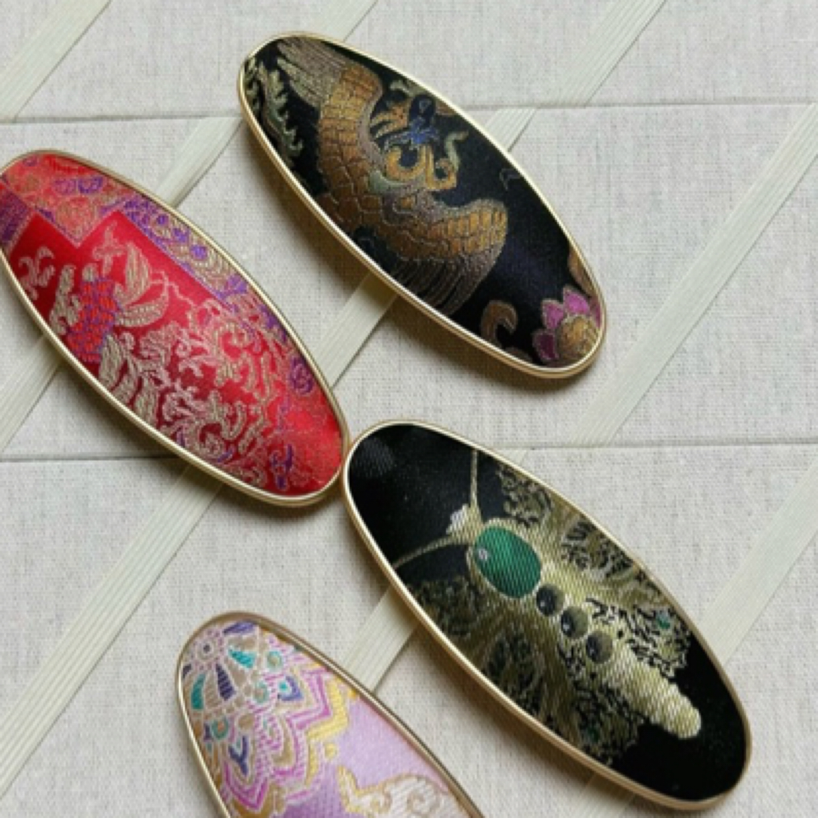 辰夏美学馆宋锦非遗手工发簪