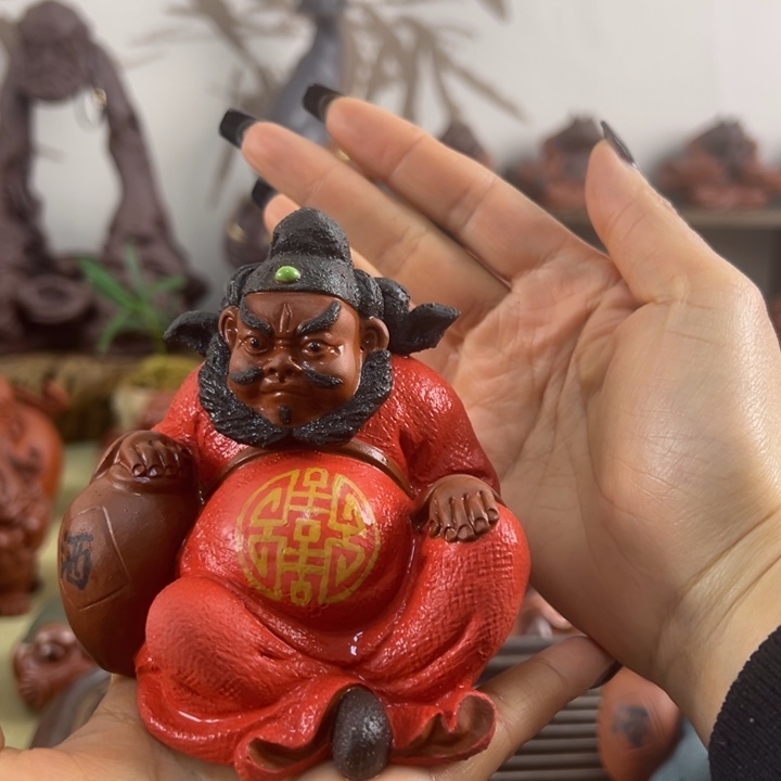 紫砂茶宠四****4紫砂钟馗