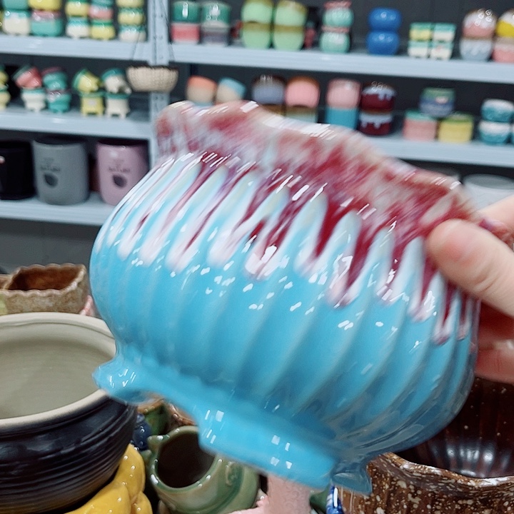 多肉陶瓷花盆满10元包邮