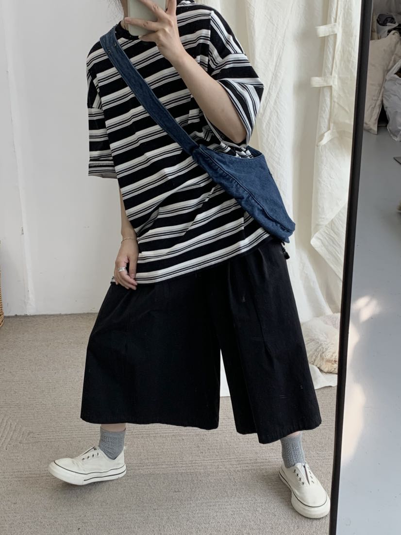 大版夏季条纹T恤